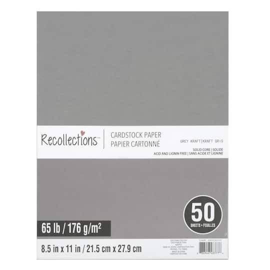 8.5" X 11" Cardstock Paper By Recollections, 50 Sheets