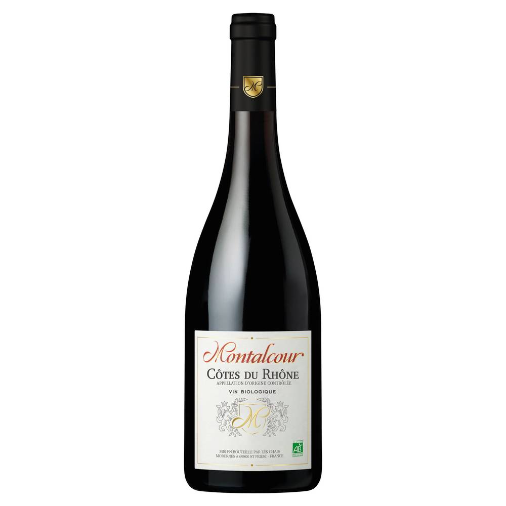 Montalcour - Côtes du Rhône vin rouge bio AOP (750 ml)