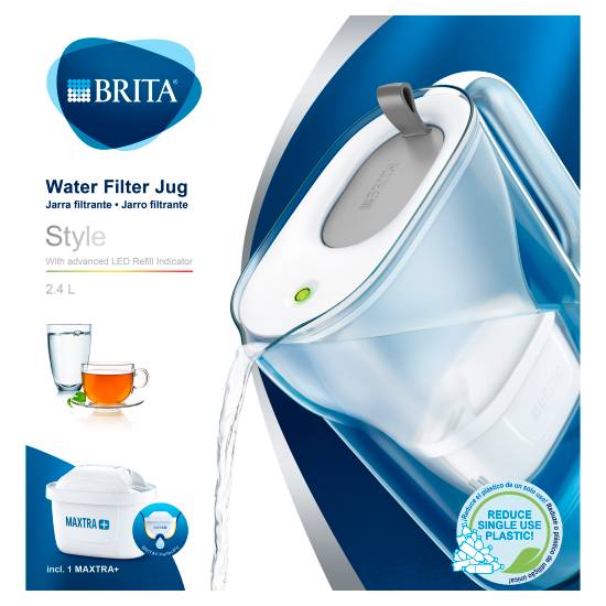 Brita Style Water Filter Jug Grey, 2.4L, Delivery Near You