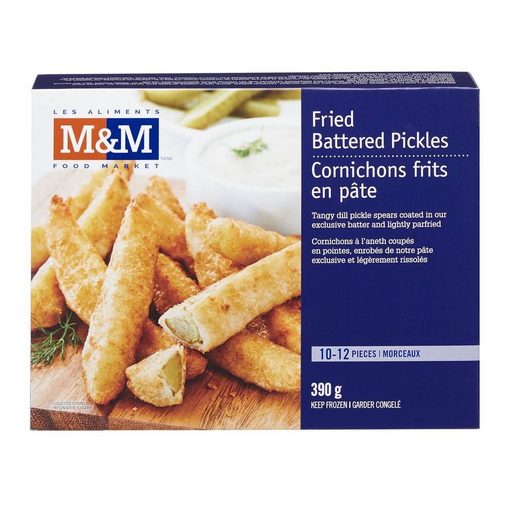 M&M Food Market Cornichons Frits En Pâte