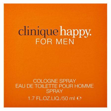 Clinique Happy for Men Cool Crisp a Hint Of Citrus a Refreshing Cologne Spray (1.7 fl oz)