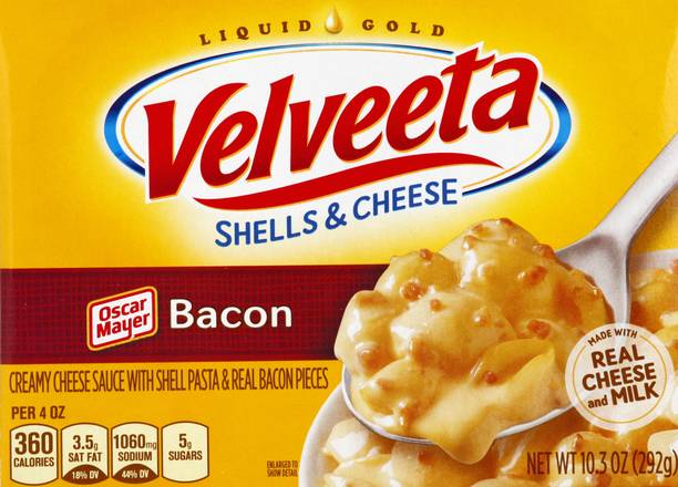 Velveeta Oscar Mayer Bacon Shells & Cheese