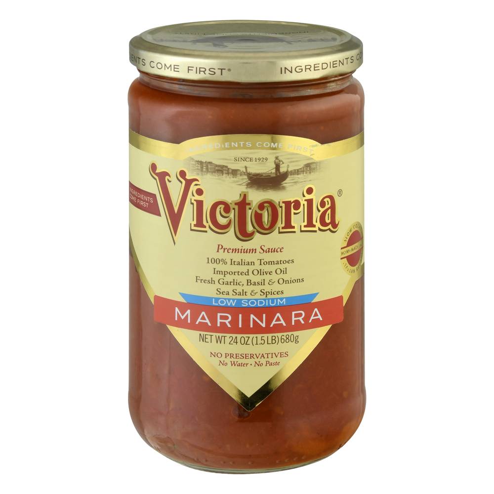 Victoria Low Sodium Premium Marinara Sauce (24 oz)