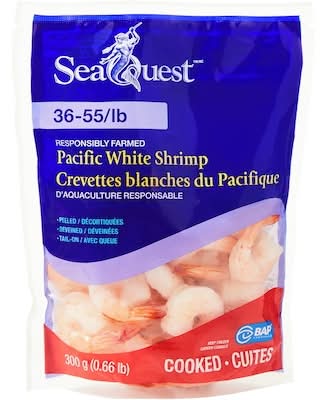 Seaquest crevettes blanches du pacifique - pacific white shrimp