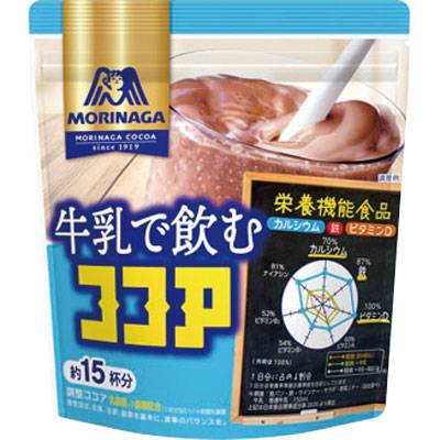 森永製菓　牛乳で飲むココア　１８０ｇ（栄養機能食品）