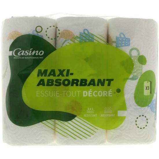Casino Essuie tout maxi absorbant x3
