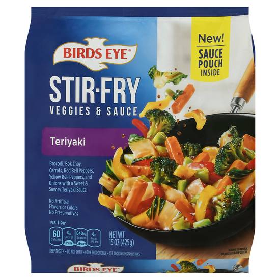 Birds Eye Teriyaki Stir-Fry Veggies & Sauce