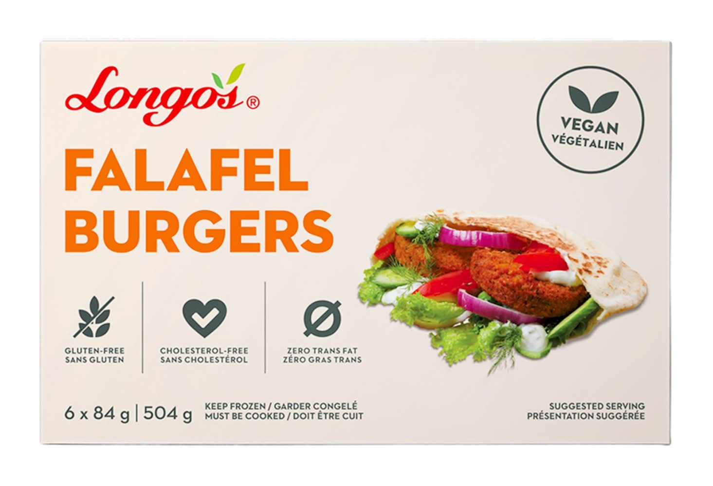 Longo's Falafel Burgers (504 g)