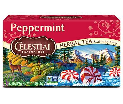 Celestial Seasonings Caffeine Free Peppermint Herbal Tea 20 ea