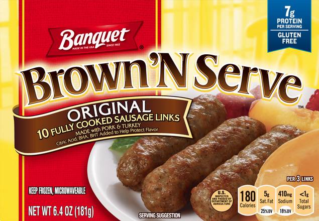 Banquet Brown 'N Serve Original Sausage Links (10 ct)