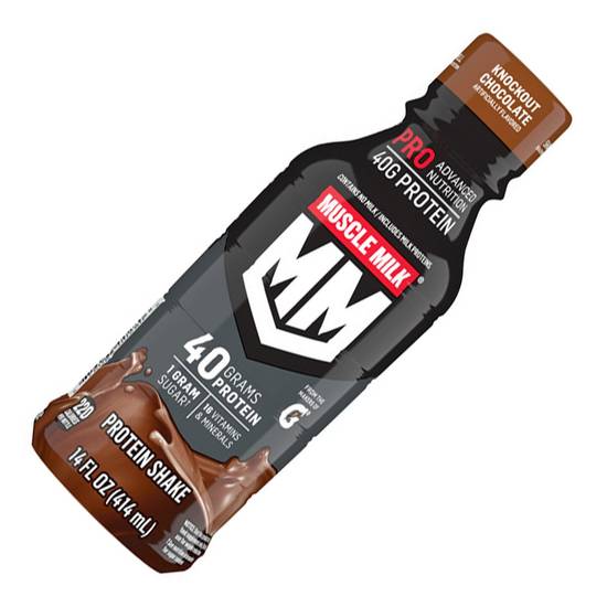 Muscle Milk Knockout Chocolate PRO Protein Shake 14oz