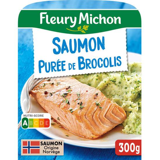 FLEURY MICHON - Filet saumon - Purée de brocolis - 300g