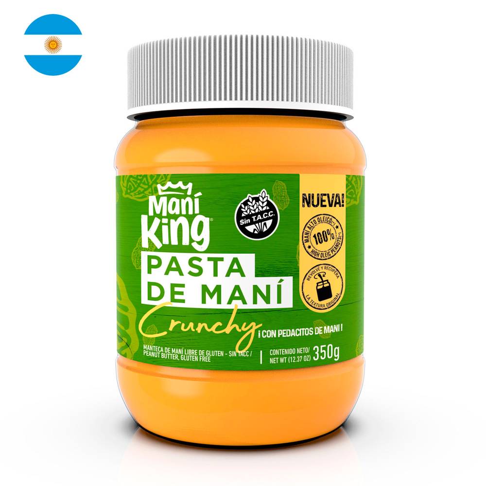 Pasta de mani king crunch 350gr