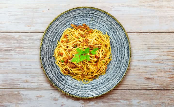 Traditional spaghetti Bolognese