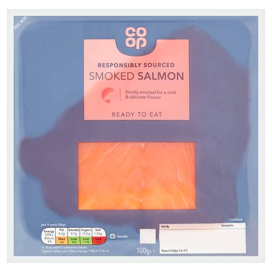 Co-op Smoked Salmon (100g)