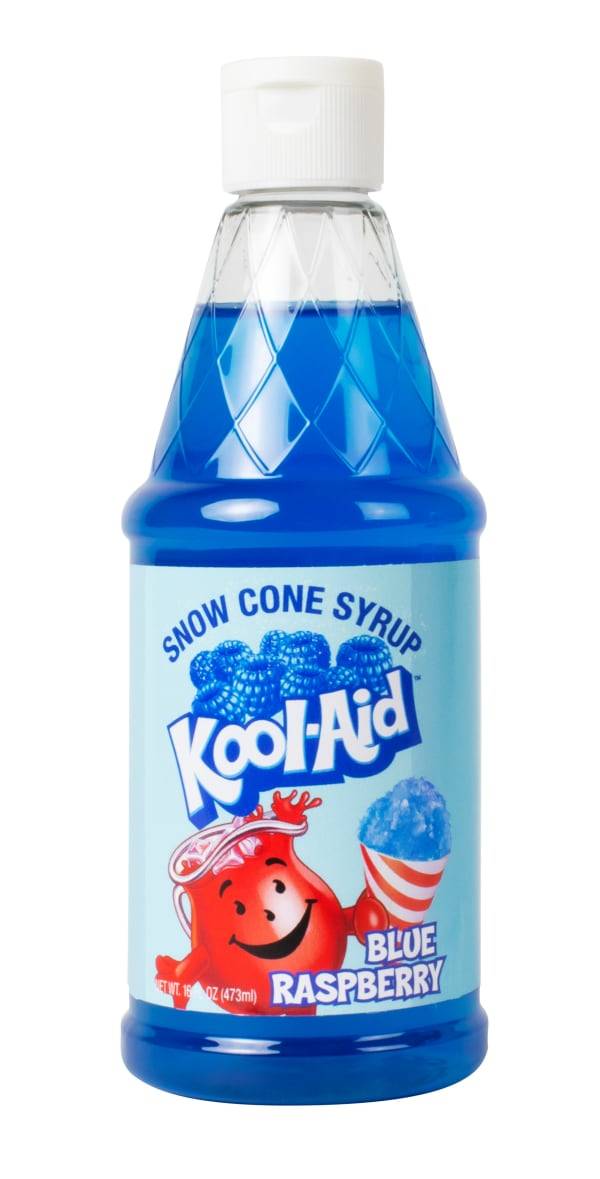 Kool-Aid Snow Cone Syrup Blue Raspberry, 16oz