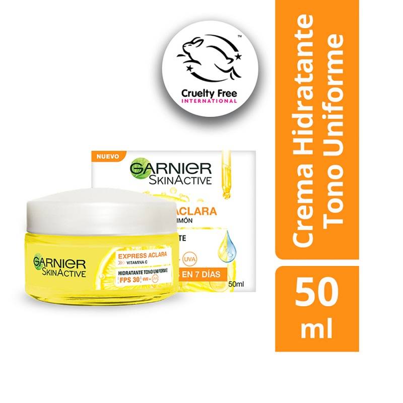 Garnier crema hidratante tono uniforme fps 30 (50 ml)