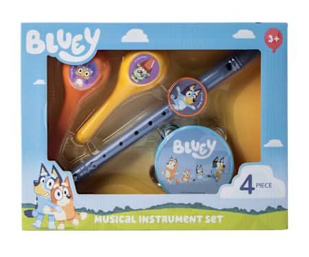 Bluey™ Musical Instrument Set 4-Count Bluey