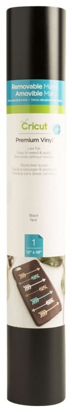 Cricut Premium Removable Vinyl, Black