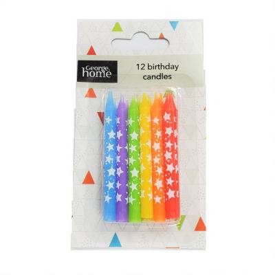 George Home Star Birthday Candles