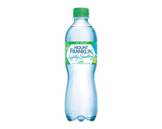 Mt Franklin Lightly Sparkling Water Lime 450mL