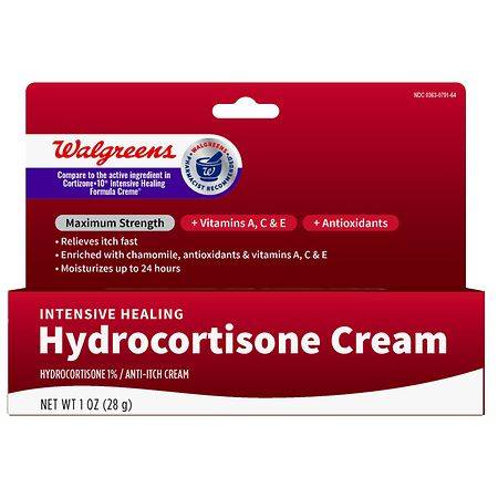 Walgreens Hydrocortisone 1% Intensive Healing Anti-Itch Cream