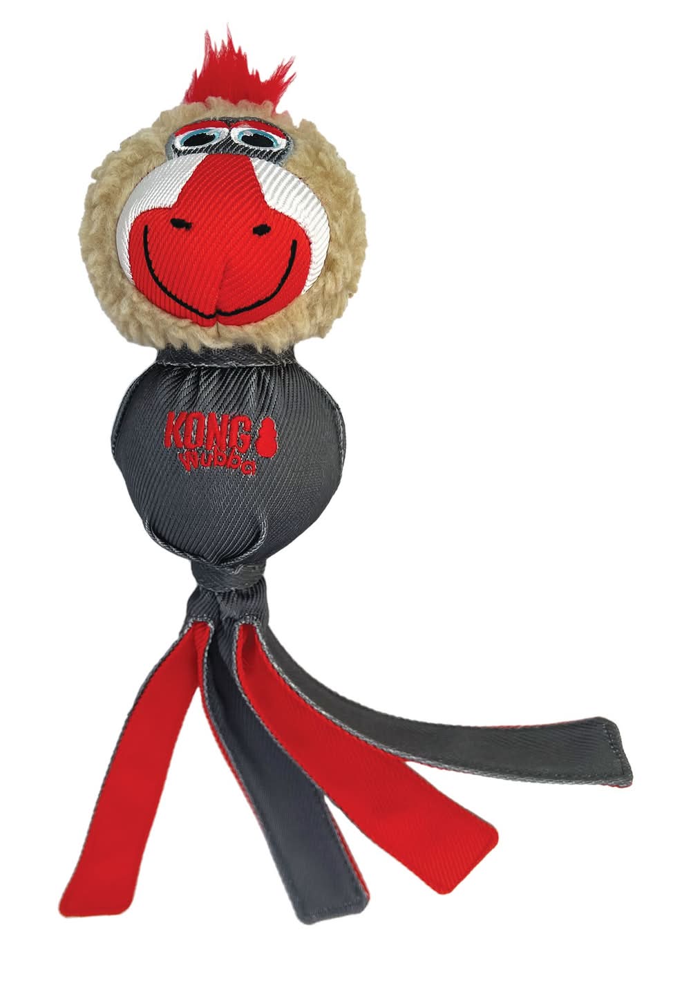 KONG® Wubba Zoo Squeaky Dog Toy (Color: Blue, Size: Large)