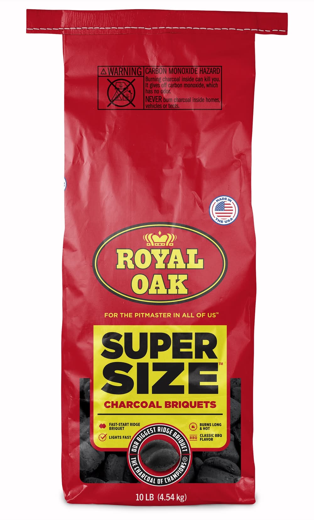Royal Oak Super Size 10 Pound(s) Classic BBQ Charcoal briquettes