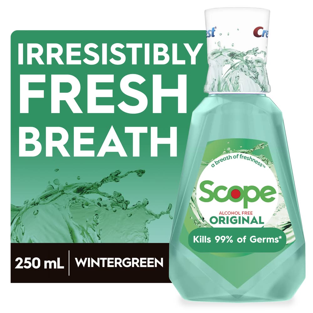 Crest Scope Original Mouthwash, Wintergreen (250 ml)