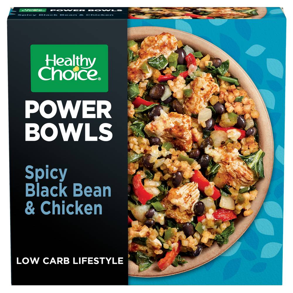 Healthy Choice Frozen Spicy Black Beans & Chicken Power Bowls (9.3 oz)