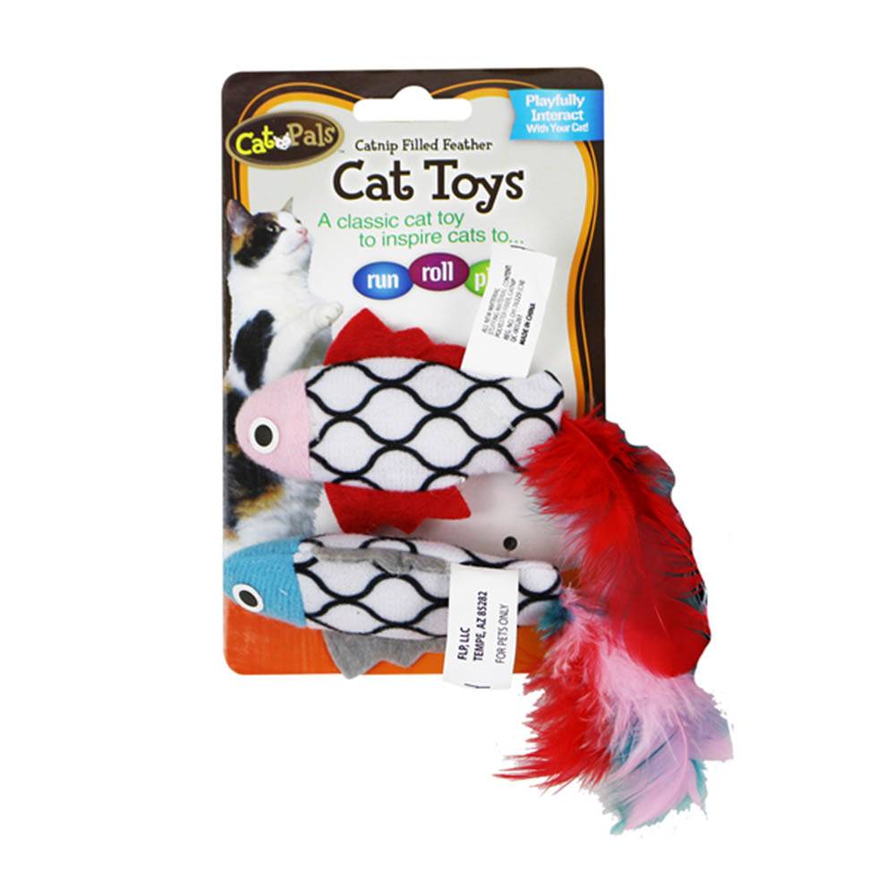 Cat Pals Cat Feather Toy with Catnip (2 ct)