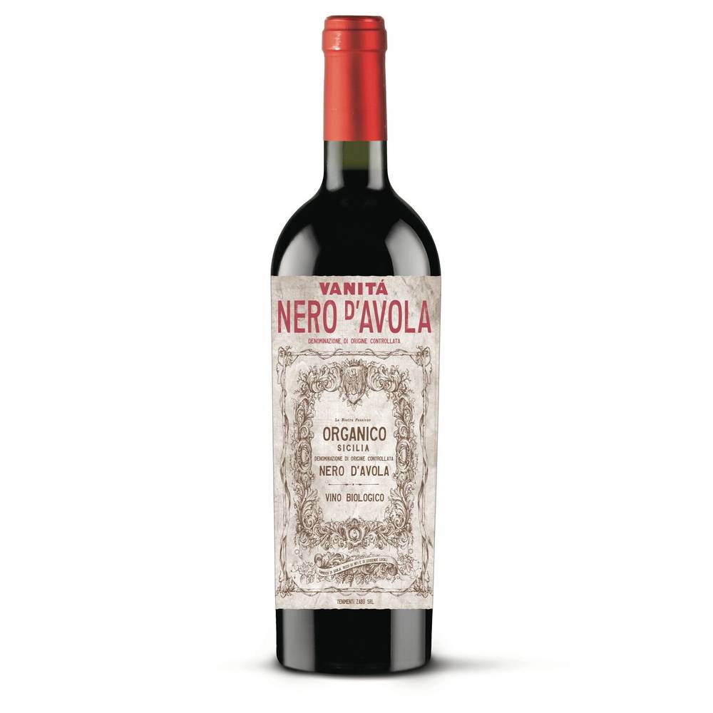 Vanitá - Vin rouge bio nero d'avola 2019 (75 cl)
