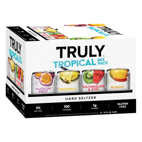 Truly Hard Seltzer Tropical Variety 12 Pack Cans