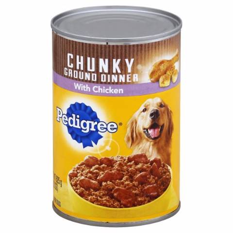 Pedigree Chunky Ground Dinner Chicken 13.2oz