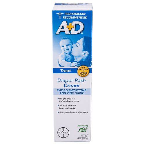 A&D Zinc Oxide Cream - 4.0 oz