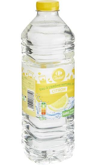 Carrefour Classic' - Eau aromatisée au citron (1,5 L)