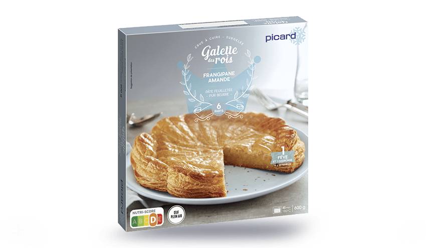 Galette des rois frangipane, 6 parts, à cuire