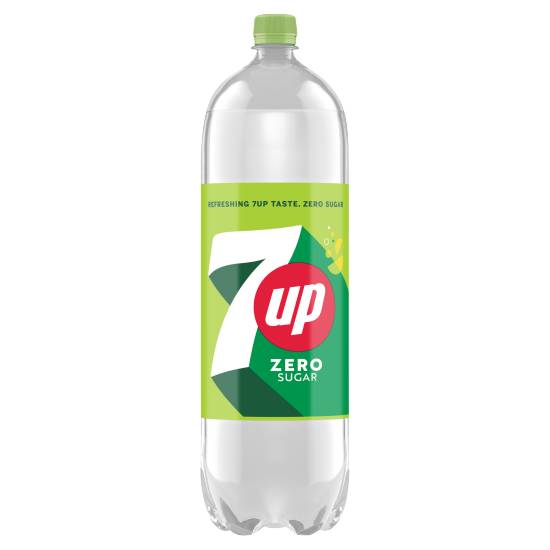 7UP Lemon-Lime, Zero Sugar Soft Drink (2L)