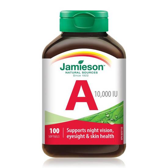 Jamieson Vitamin a Softgels 10,000 Iu (100 units)