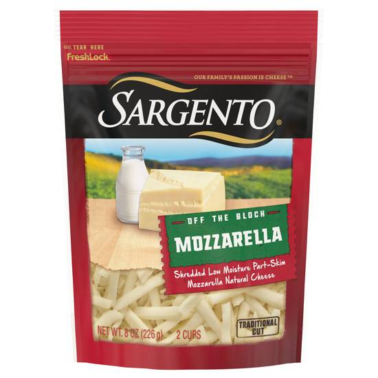 Sargento Shredded Traditional Cut Mozzarella Cheese