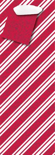 Red Stripe Bottle Bag, Red-White