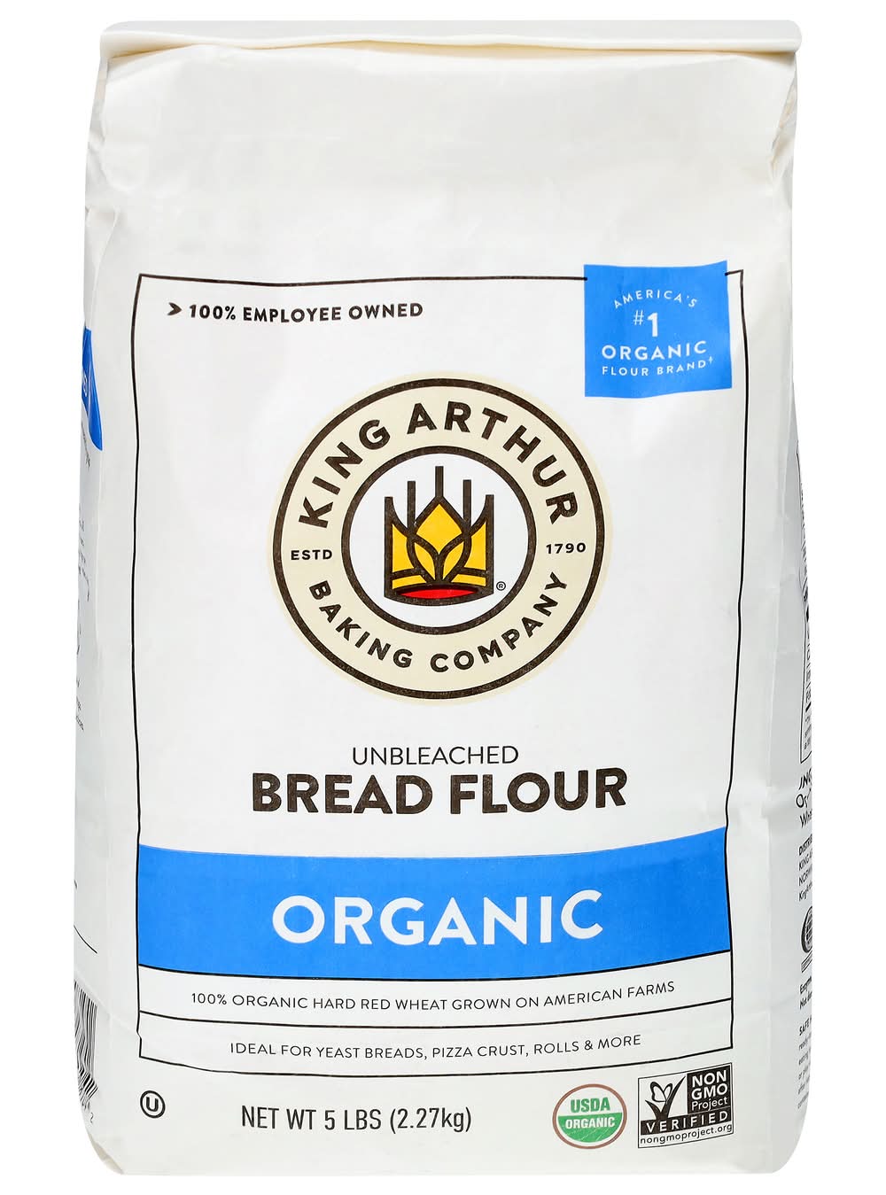 King Arthur Baking Unbleached Bread Flour (5 lbs)