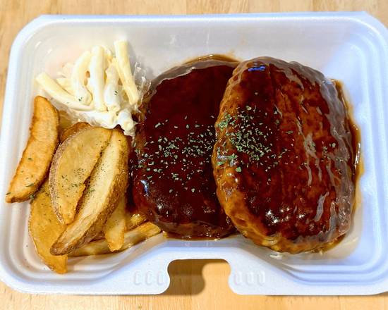 【大盛ご飯300g無料】肉汁ハンバーグ 錦糸町 Big Hamburger Steak Shop Kinshicho