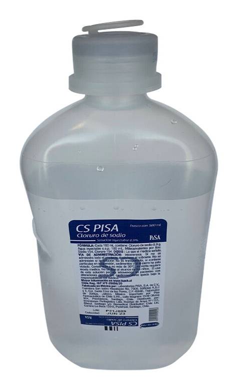 Cloruro de Sodio 0.9% Solucion x 500ml