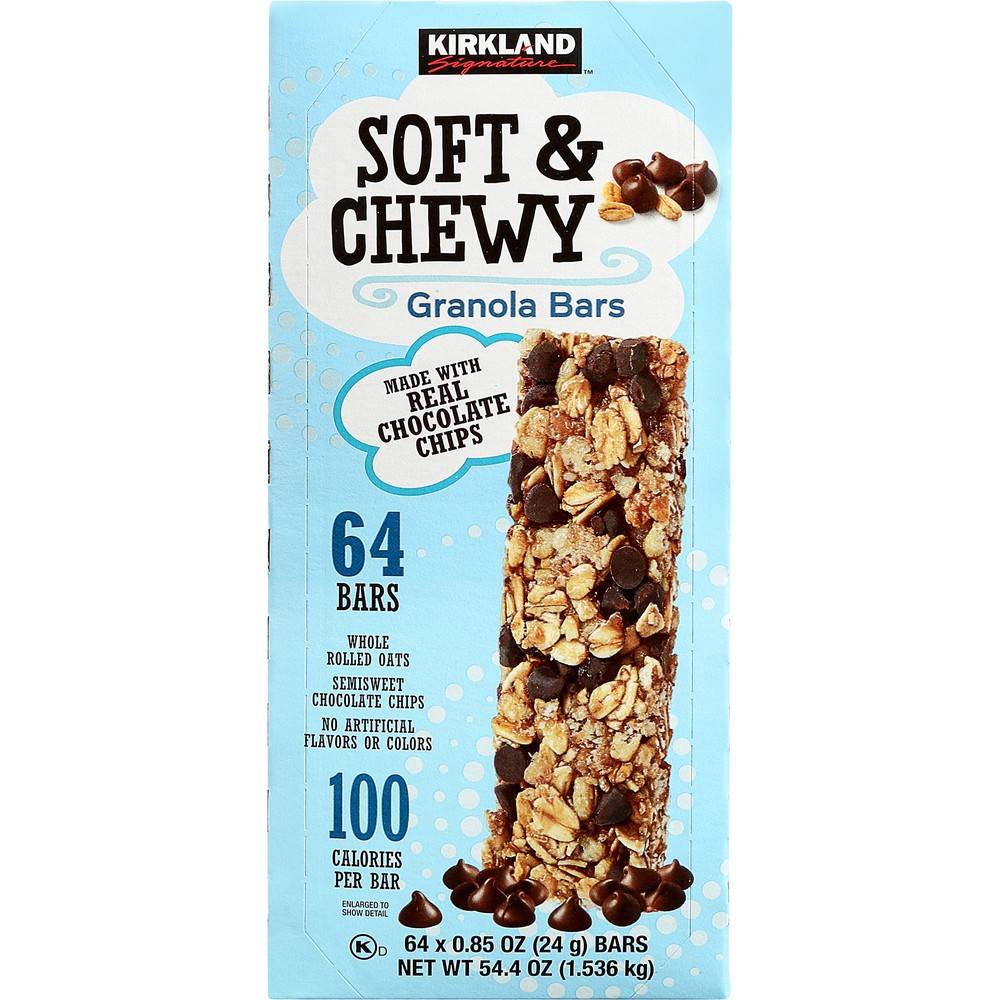 Kirkland Signature Soft & Chewy Granola Bars (64 ct, 0.85 oz)