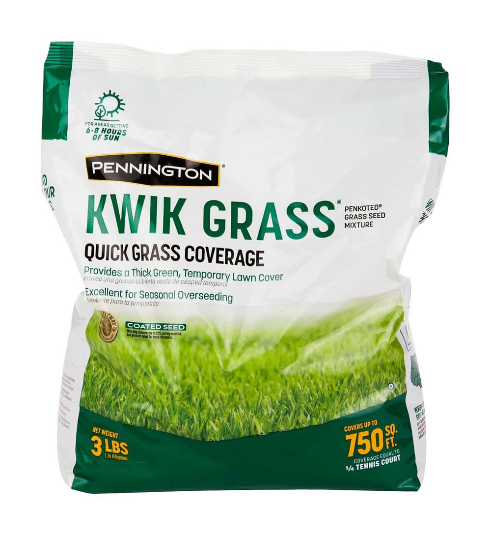 Pennington Kwik Grass Quick Coverage Seed Mix (3 lbs)