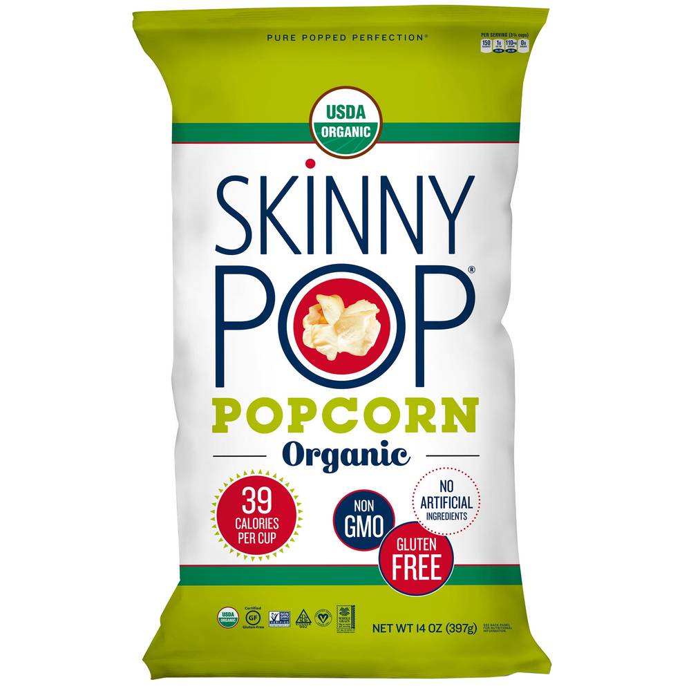 Skinny Pop Organic Popcorn, 14 oz