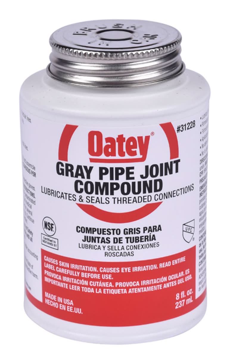 Oatey Gray Pipe Joint Compound 8 Oz