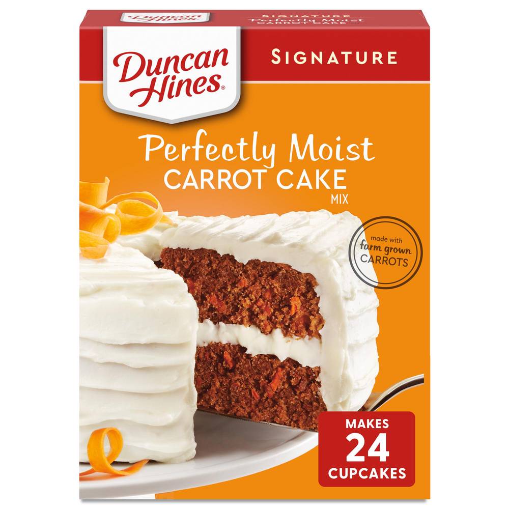 Duncan Hines Signature Perfectly Moist Carrot Cake Mix (15.25 oz)