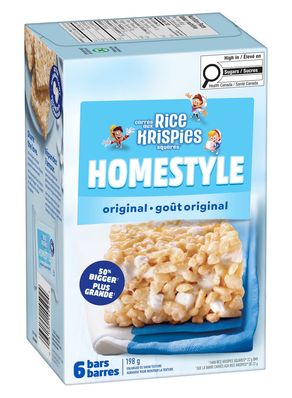 Rice Krispies Original Homestyle Cereal Bars (198 g, 6 ct)